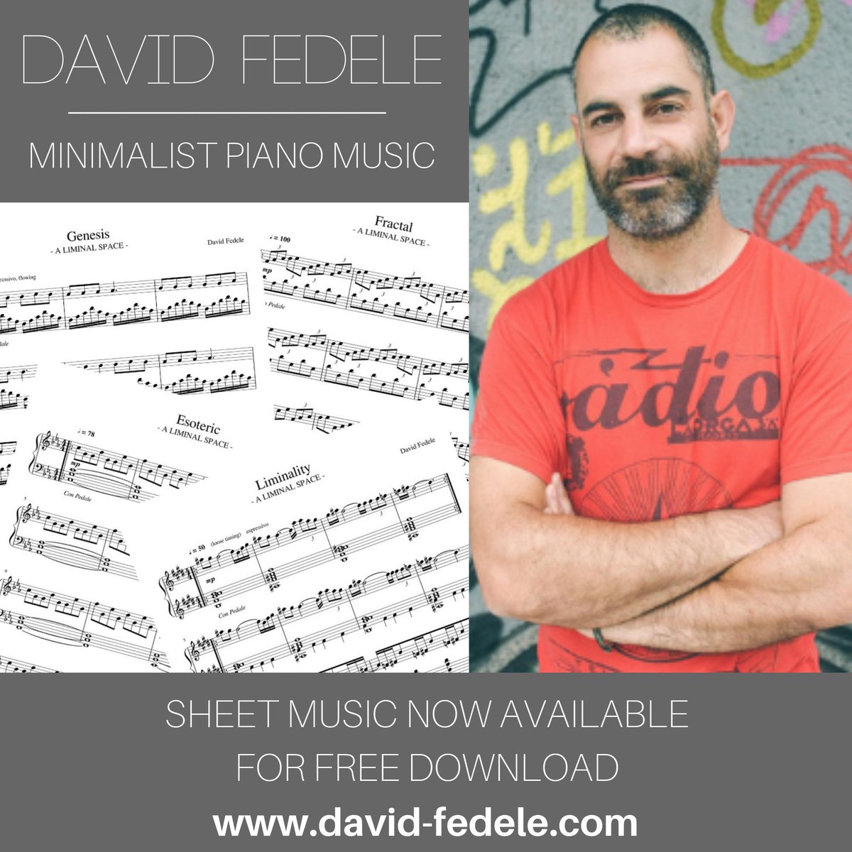 I've just released the SHEET MUSIC for my latest album of solo piano compositions "A Liminal Space" - available to download for free on my website: david-fedele.com/music  #sheetmusic #minimalistpiano #classicalpiano #minimalistmusic #piano #melancholicmusic