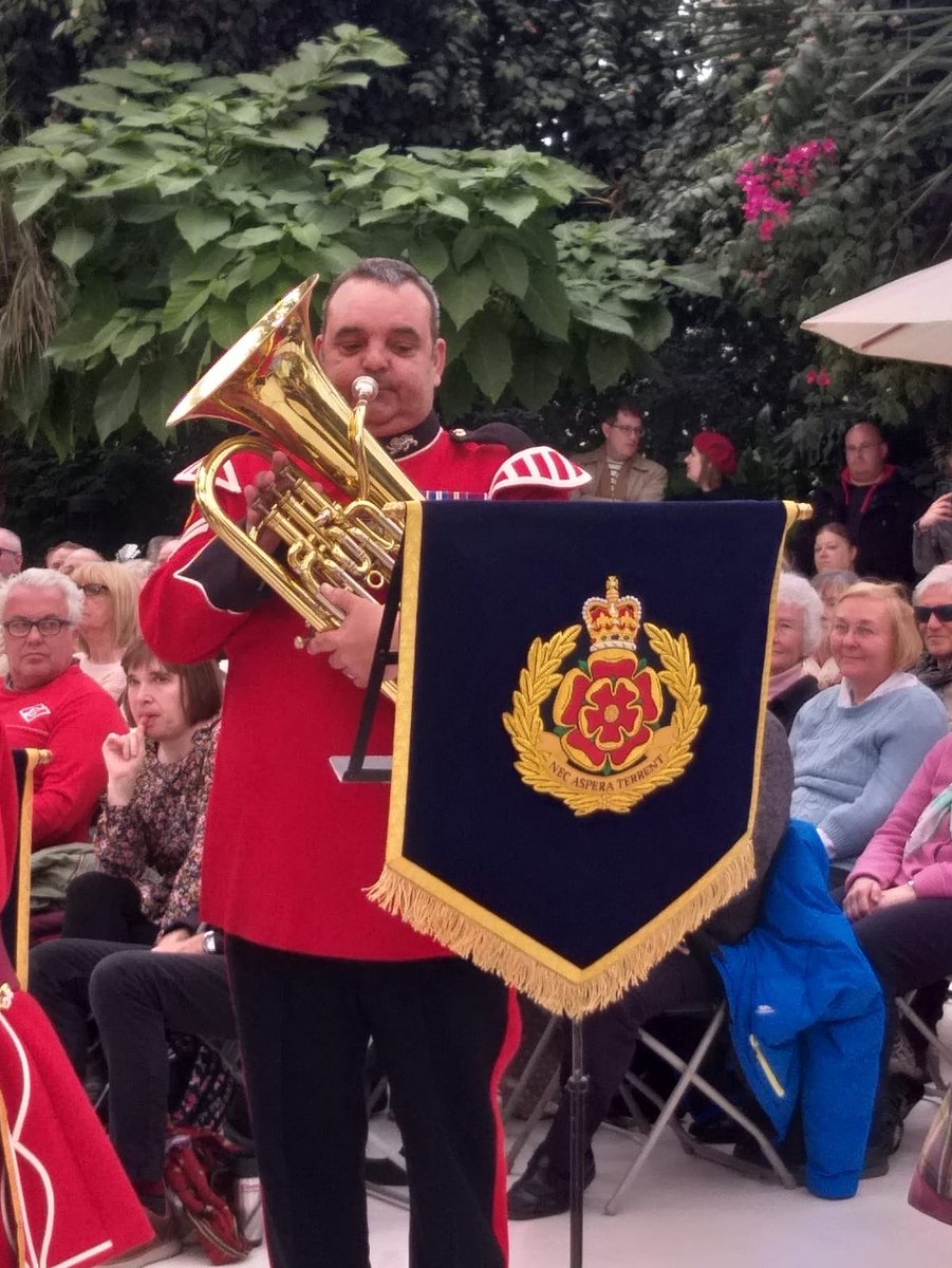 Lancs_Band's tweet photo. Here are some pictures from yesterday’s packed out concert at The Sefton Park Palm House, Liverpool with members of @103LAVBand  Thanks to our special guests and performers in particular  @DanielleLThomas Liverpool’s very own Mezzo Soprano for adding that extra musical sparkle. https://t.co/Gmz2BrLb8c