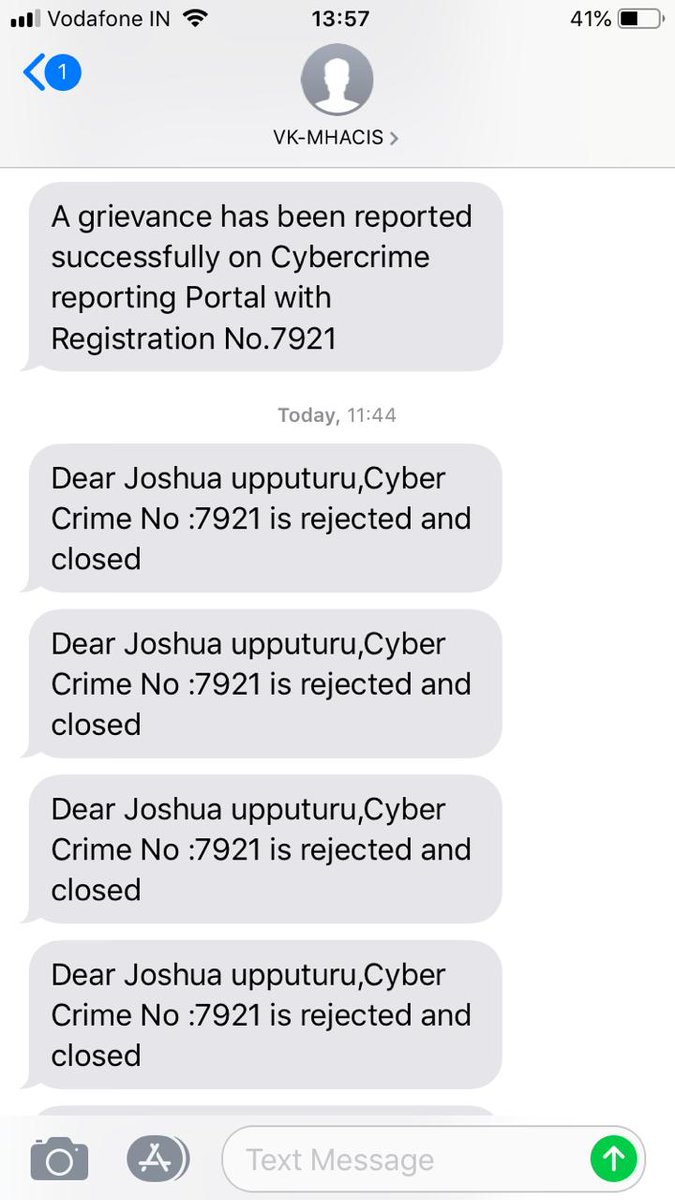 _AnishaMandal_'s tweet photo. I'm so ashamed at @@MumbaiPolice for refusing to address issues regarding cyber theft and safety in this time and age in India when we claim to be so technologically advanced! "Gang rape and child porno are the only things we deal with"! Slow claps! https://t.co/DxH2btSRrh