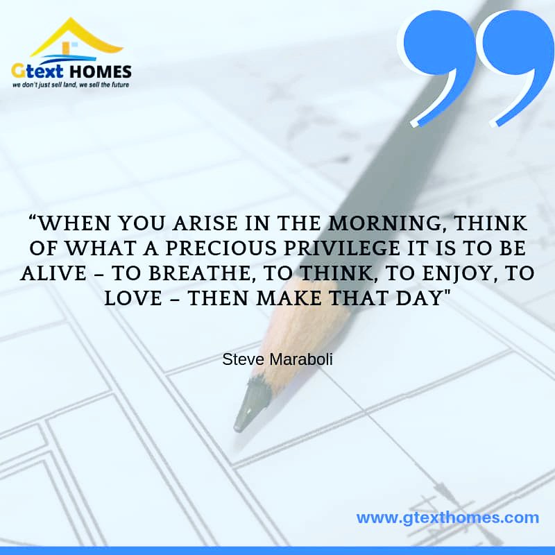 gtexthomes's tweet photo. Good Morning! Hope your weekend was splendid..
It's a New day! New Week! New Monday and a fresh start!
Make sure you do something different this week that will propel you to the next level.
#motivationmonday #gtexthomes #gtextglobal #gtextinvestment #freshstart #mondaymotivation https://t.co/rcfWGvouHR