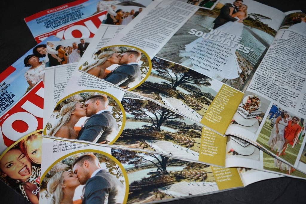 jadedaniel__'s tweet photo. Get your @YouMagazine . Out now. You can also catch the wedding on @SABC3Topbilling this Saturday. #ForeverDaniel #jadeandmattswedding 📸 @BarclayStudios &amp; instagram magazine photo by my wedding makeup artist, @artistry_la https://t.co/NVeDUPyds8