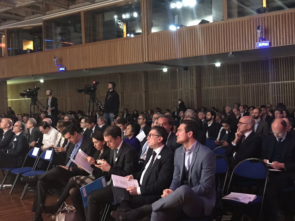 Inauguration du #PBWS par la Paris Blockchain Conférence au ministère de l’économie. Le Secretaire d’état chargé du numérique <a href="/cedric_o/">Cédric O</a> a introduit les débats qui animeront la matinée. « La Blockchain va-t-elle bouleverser l’ordre économique mondial ? »