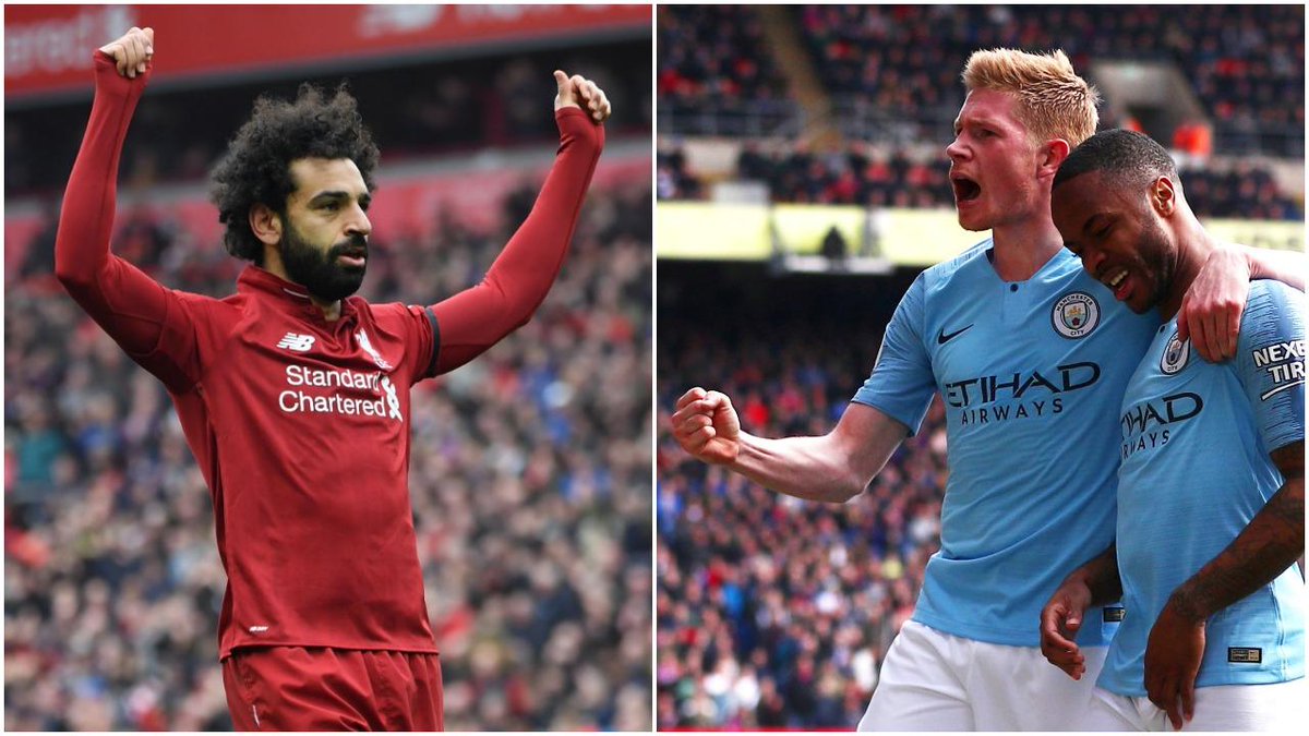 premierleague's tweet image. 🔴 Liverpool: P34 GD57 PTS 85
🔵 Man City: P33 GD64 PTS 83

#PL