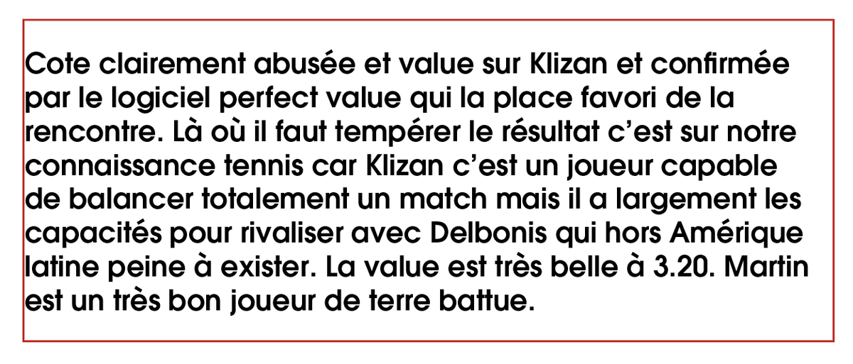 YfsMarketplace's tweet photo. @neytips Validé par le logiciel #perfectvalue https://t.co/pyYFndJT1a