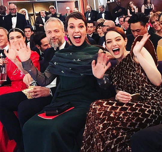 Emman stone on stage