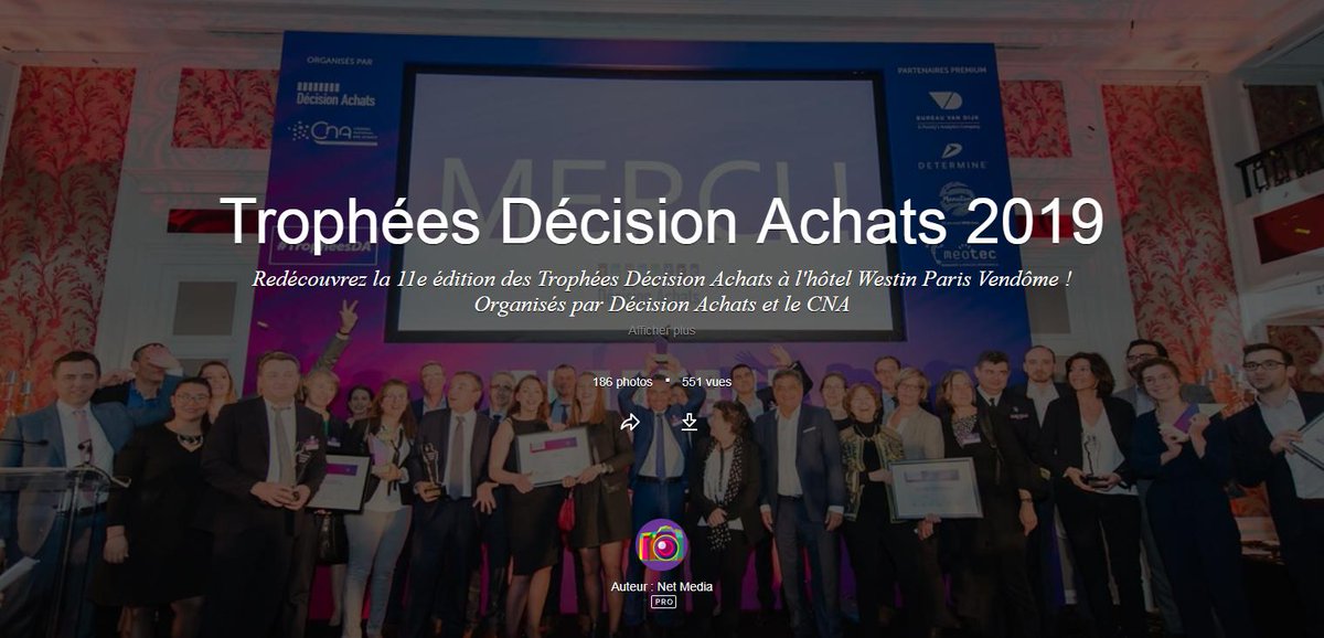 Decision_achats's tweet photo. Mardi dernier s'est déroulé la 11e édition des #TropheesDA.
▪️Vivez ou revivez l'expérience en visionnant les photos : https://t.co/vfto3RtUBp

▪️Retrouvez l'article de la Rédaction sur https://t.co/yK3LRJLGvO

Co-organisé avec le @CnaAchats https://t.co/QsJ6BSerpB