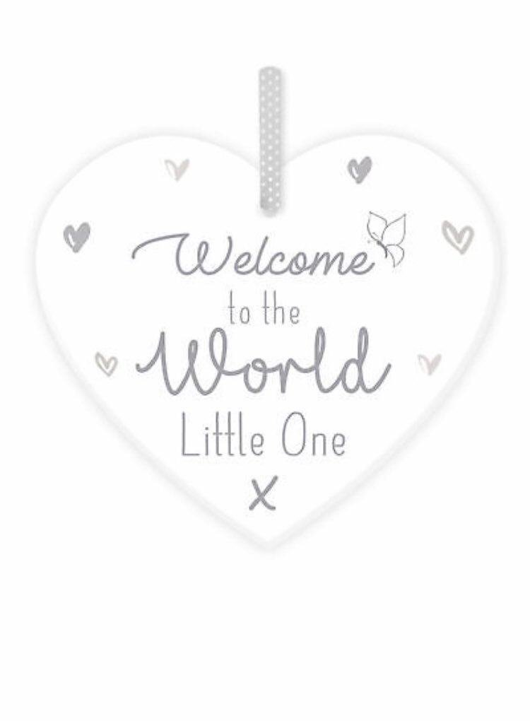 Baby Plaques 

3 designs to choose from. A cute gift for a baby shower/new baby.

Heart plaque with writing and ribbon Material: MDF
Size: 11cm x 10cm

£2.50 each 

#babygifts #babygiftideas #babyshower #mumtobe #newborngifts #babyboy #babygirl #babyplaques #hamperideas