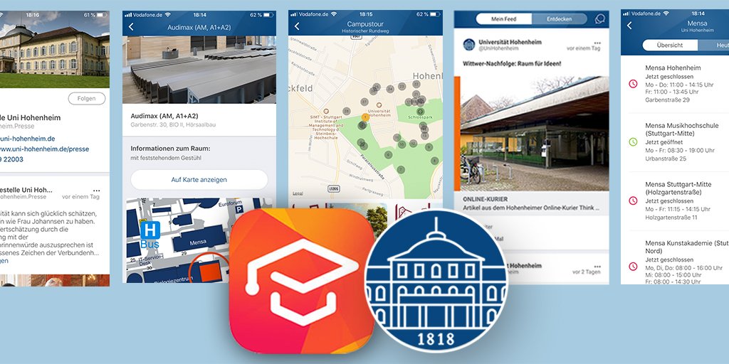Die @UniNowApp unterstützt Studierende der #unihohenheim bei der Studienorganisation und hilft Studieninteressierten und Besuchern bei der Orientierung. Infos zur neuen App unter uni-hohenheim.de/uninow ➡️ow.ly/qfGN30oqKkd