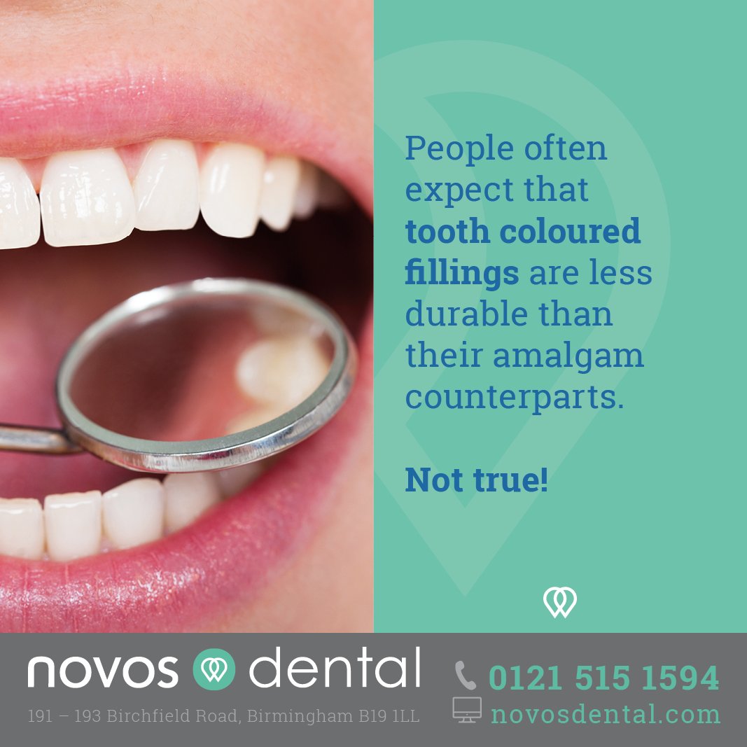 NovosDental's tweet photo. Advanced materials mean tooth coloured fillings are a viable and long-lasting alternative. https://t.co/WAN1owd4Re #birmingham #dentist #amalgamfilling #whitefilling #dentalfilling https://t.co/AtN0IrID2e