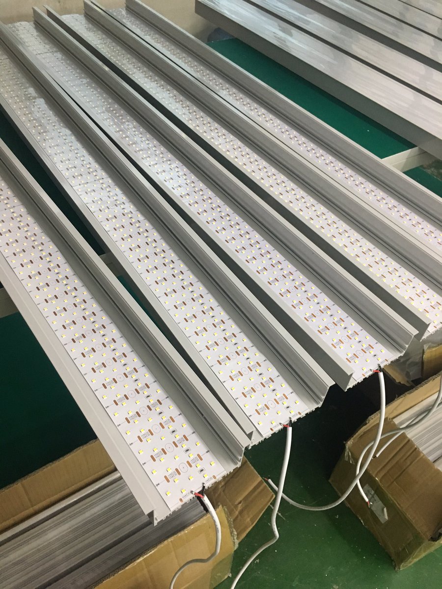 Big White LED profile for recessed lighting
