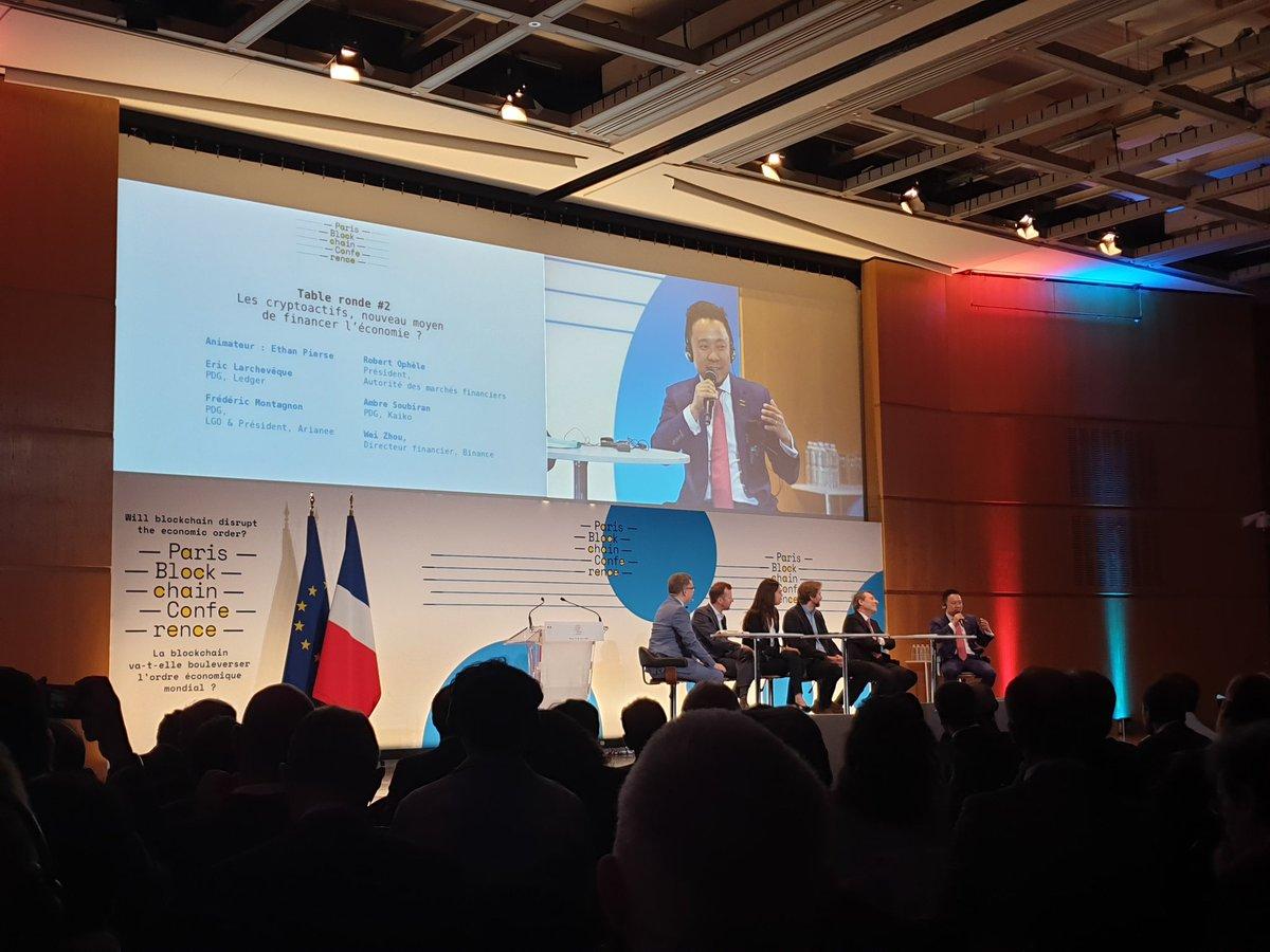 "<a href="/Binance/">Binance</a> financed itself with only 15m$ ico" says Wei Zhou, while <a href="/Coinbase/">Coinbase 🛡️</a> raised half a billion USD...