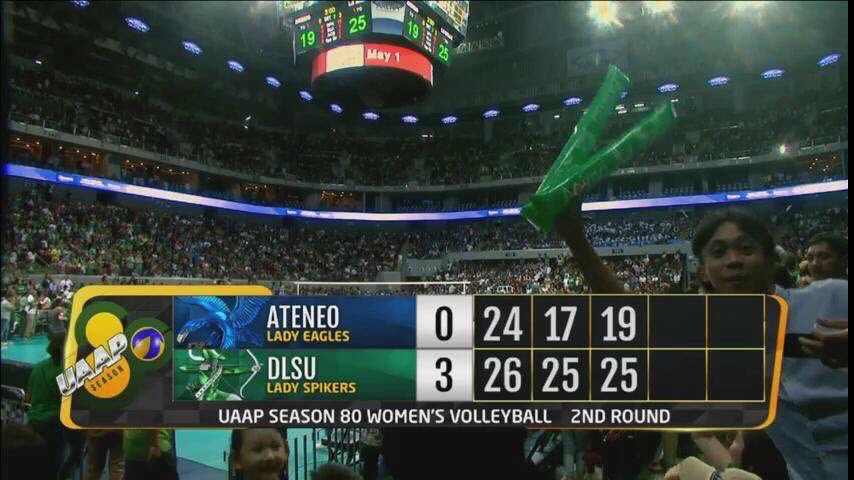 ForeverScar's tweet photo. April 15, 2018 (S80) vs April 13, 2019 (S81). Consistency. πππ» #BreakTheCeilingDLSU #UAAPS81WomensVolleyball #DLSULadySpikers https://t.co/VS6rv5VyfW