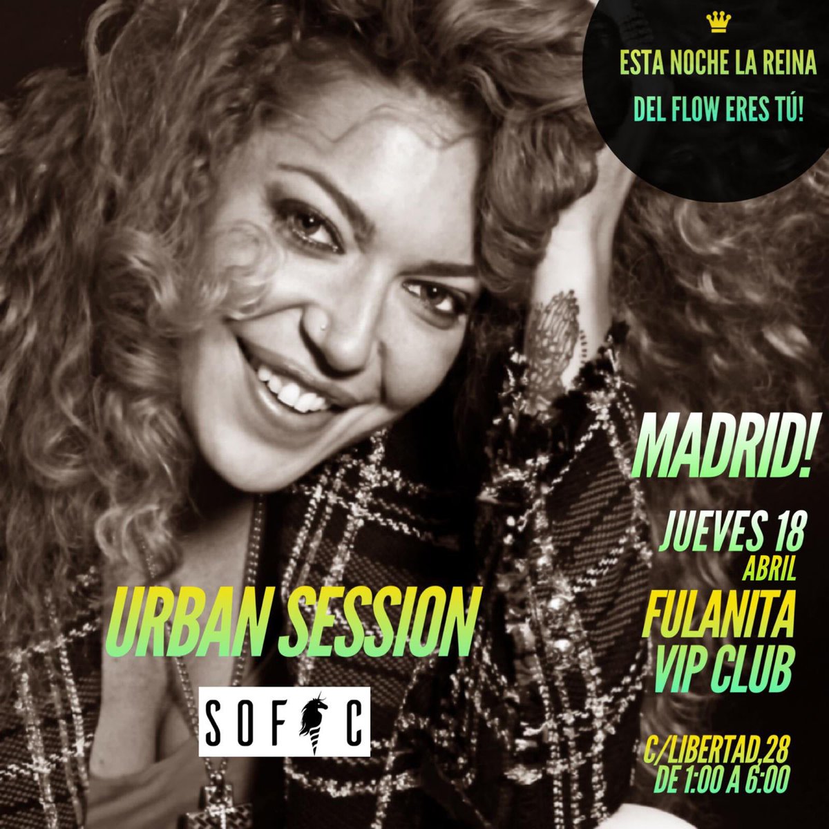 Sofia_Deejay's tweet photo. Nos vemos en Fulanita Vip Club este 14 de Abril en la Urban Session https://t.co/PRHRhYpy7b