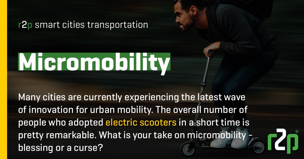 What is your take on the latest trend in urban transportation? #escooters #micromobility #smartcities