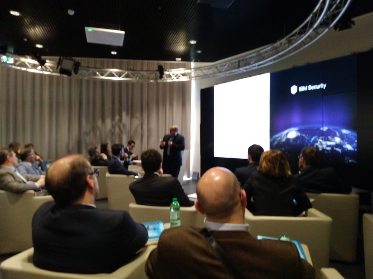 channelcity's tweet photo. #ValuEcosystemIT @ngazzoni di @IBMItalia mostra quanto la #cybersecurity rappresenti una sfida universale @ComputerGross @ClaudiafgRossi @TorresaniB @MarcoLorux @franzrusso https://t.co/nLhzPcFapB
