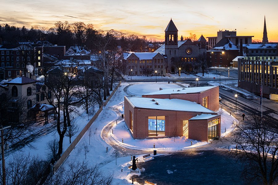 MetropolisMag's tweet photo. nARCHITECTS designs a new home for New York’s progressive human rights history (@nARCHITECTSpllc @NYstateparks): https://t.co/7YLRh0rBY2 https://t.co/XxJkOeOHxG