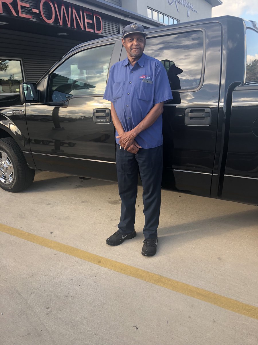"Mr. Clem White is so excited with his new truck. So happy we could make it happen!" - Salesperson Irene Bellflower

Congrats! 🎉