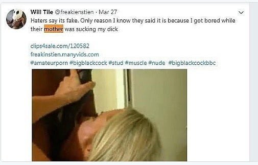 ImmatureMonroe's tweet photo. @Mandy_Monroexxx @WillTileXXX @mtsoulrebel @WickedYummy1 @SB101v2 @Docpro63 😴💤💤💤((BORING))) #AF ... ((BORING AS))) .... 😂 HOW many times are you going to ask him to post this so you think you can annoy us @Mandy_Monroexxx #desperate 😂 https://t.co/VzsSilUxeQ