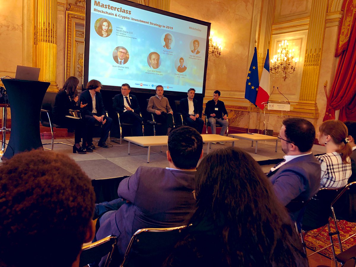 🧩Le #Blckchnday c’est parti à <a href="/AssembleeNat/">Assemblée nationale</a> ! 
💡Avec une masterclass de top niveau : #blockchain &amp; #crypto : Investment strategy in 2019