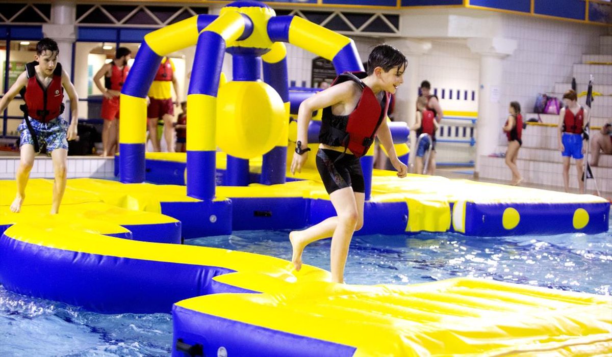 For an afternoon out that’s guaranteed to go swimmingly well, checkout the brand-new Aqua Challenge at Water Meadows Swimming Complex - a giant, indoor pool inflatable obstacle course > visit-nottinghamshire.co.uk/whats-on/easte…