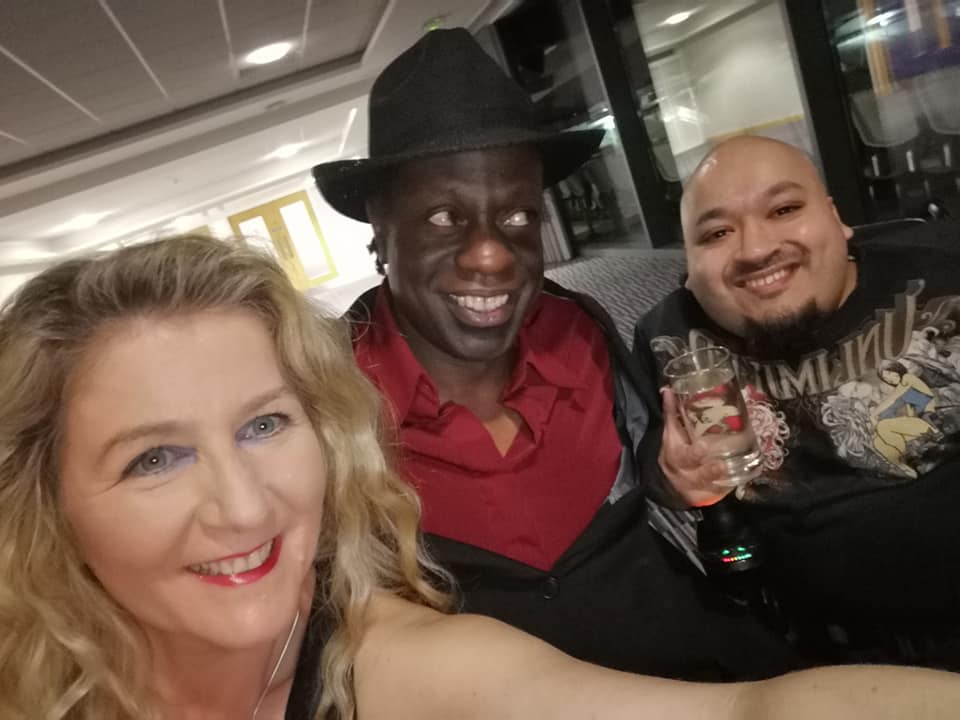 SirdukeW's tweet photo. Woyzeck2 with Julie James Myers, Amir Ali, Jeremy H, Bikramjit Singh, Thomas Oflaherty, Eclectic Dancers at #strictlywoyzeck bhangra, salsa and capoeira - dancing for @CureLeukaemia 💖💖💖 https://t.co/WnERl7ZzQE