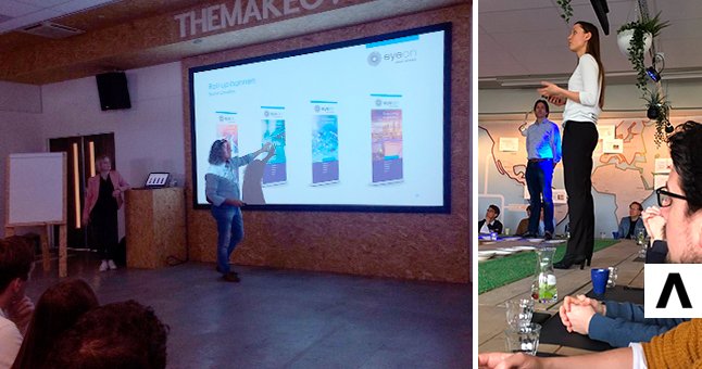 Afgelopen vrijdag waren we aanwezig op de EyeOn inspiratie dag in de <a href="/Verspilfabriek/">De Verspillingsfabriek</a>. Niet alleen om zelf inspiratie op te doen, maar ook om anderen te inspireren met de nieuwe stijl voor EyeOn! Een mooie dag vol interessante visies, ondernemers en ideeën. 

#branding