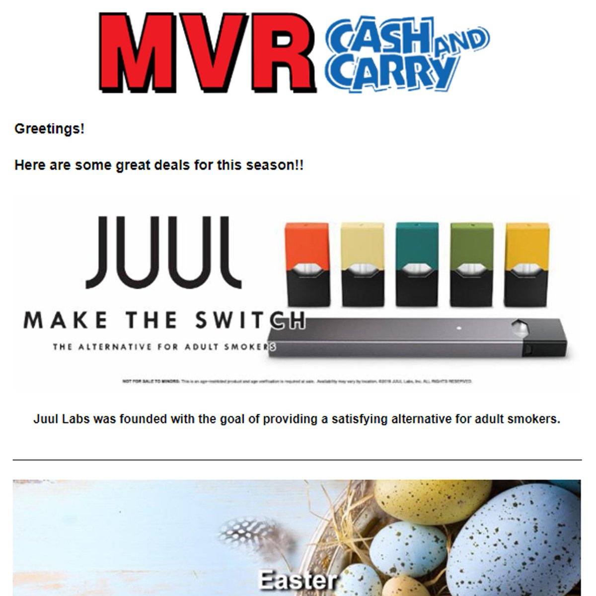 MVR Cash and Carry tweet media