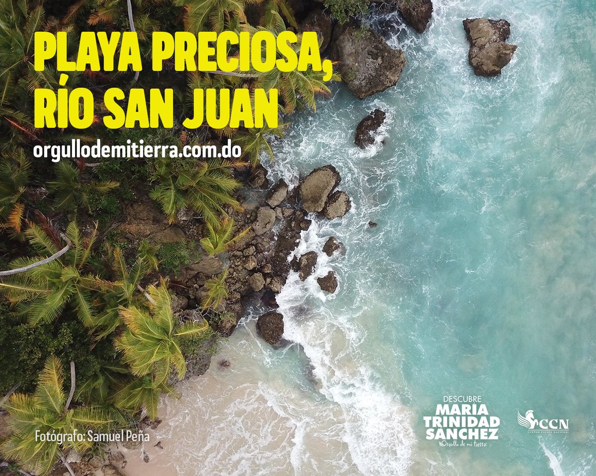¡Playa Preciosa es una de las maravillas que te esperan en Río San Juan, planifica tus vacaciones y #DescubreMTS! #OrgullodeMiTierra #SeAmaLoQueSeConoce #Vacaciones #PlayaPreciosa