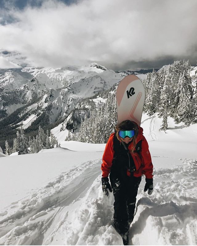 k2snowboarding's tweet image. chin-chin Sara 😎 🍻| Russell Beardsley📱#K2Wildheart #MtBaker #Bootpack