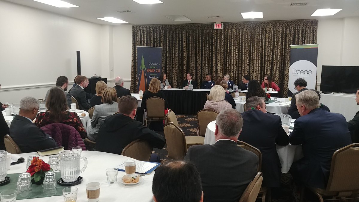 RBCSignals's tweet photo. Last week President Ron Faith participated in the Dcode "Space 2.0" panel at Space Symposium about how startups can work with government to deliver innovation. Panelists included Air Force Space &amp; Missile Command, NOAA &amp; the former Chief of Staff for NASA. #35SS #spacesymposium https://t.co/09vBSqWLji