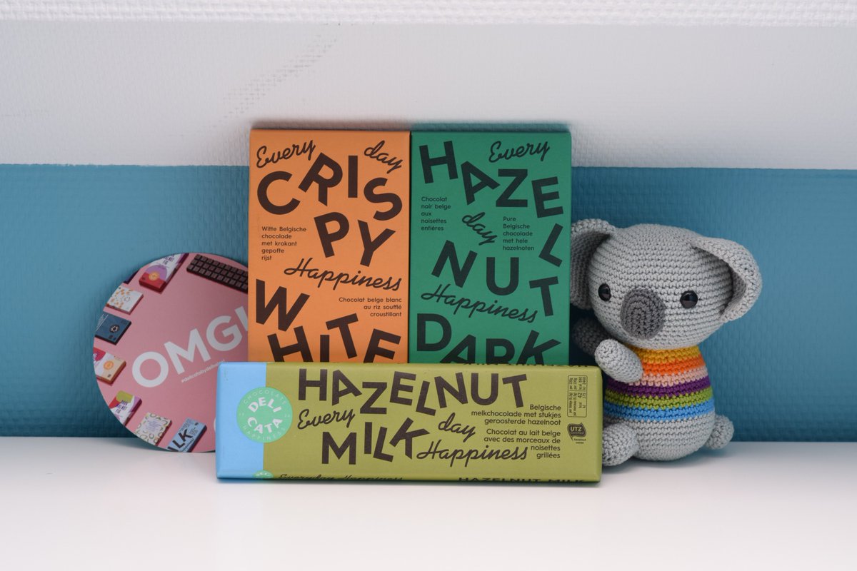 CreatiesEllen's tweet photo. Week 1: Everyday Happiness: lekkere no nonsense chocolade - de pure chocolade met hazelnoten is mijn favoriet! Koala is ook fan! #DelicataByDelhaize #DelhaizeAmbassadeurs https://t.co/VvkJsiNh0L
