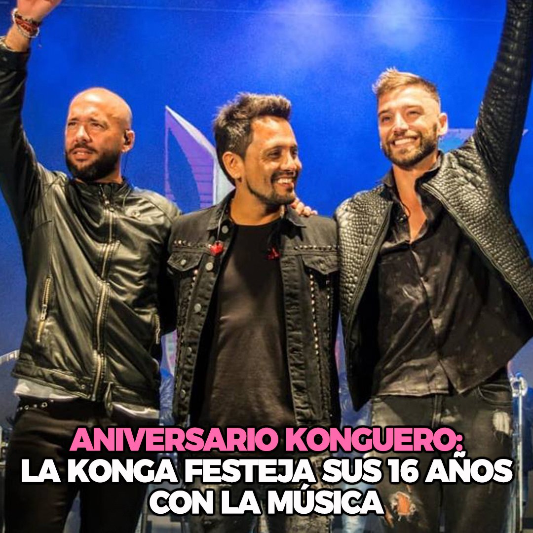 ANIVERSARIO KONGUERO:
LA KONGA FESTEJA SUS 16 AÑOS CON LA MÚSICA
🎊🔥

►kuarteto.com/aniversario-ko…