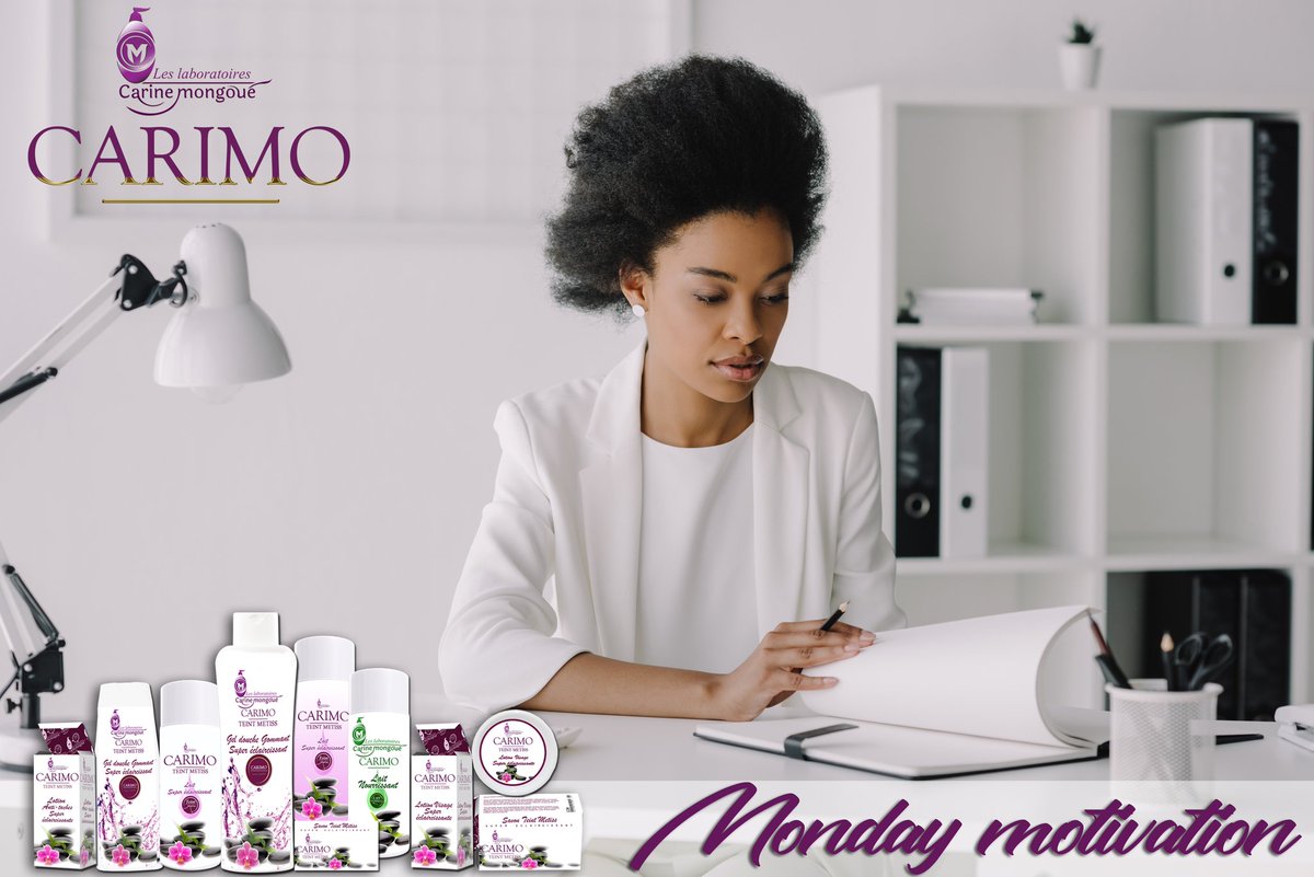 labocarimo's tweet photo. Cette semaine vous appartient ☺️! Abordez-la avec l'éclat que donne la gamme de produits CARIMO Metiss. 
CARIMO, l'audace d'être soi !
#Carimo #Carimocares #Lcm #MondayMotivation https://t.co/fU09unioZd