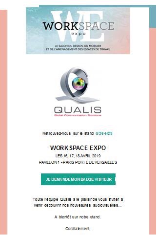 QualisSAS's tweet photo. J-1 Retrouvez-nous au salon #Workspace dédié au #mobilier, au #design, et à l’aménagement des espaces de travail ! #GroupeQualis sera présent les 16, 17 et 18 avril Portes de Versailles à #Paris ! #IDEMAC
contact@qualis.fr https://t.co/VwsCgUjhFN
