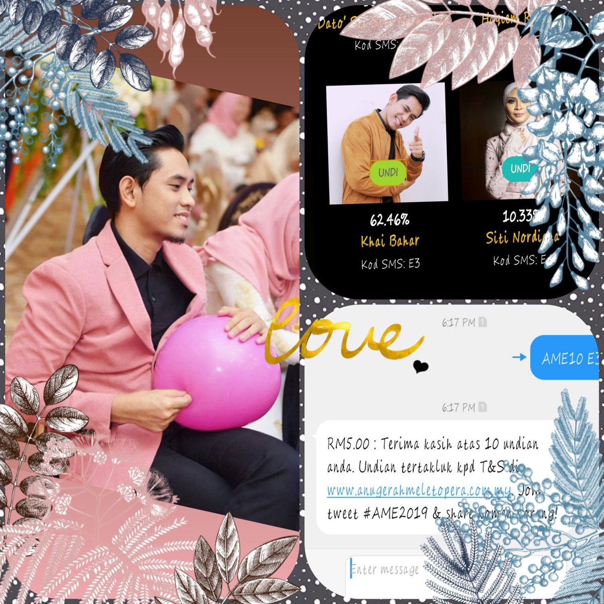 dygrozaimah80_'s tweet photo. #keepvotingguys..masa tk byk lgi..💪💪
#AME2019 
#penyanyimeletop 
#meleTOP 
@khaibahar94_ https://t.co/K2H5gRdDss
