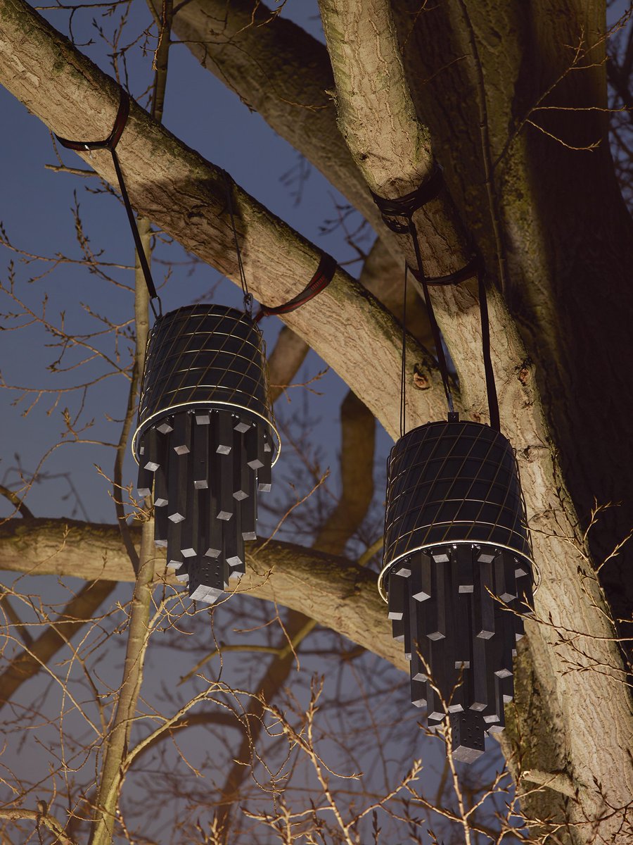 Realiseliveltd's tweet photo. The 'Fladdermösshus' Wildhome for bats, designed by @studioweave and co-created with us, using old Ikea Kvistbro metal tables for #IkeaGreenwich. 
#recycling #circulareconomy #production #bats #wildlife https://t.co/1tj0qhYt6o