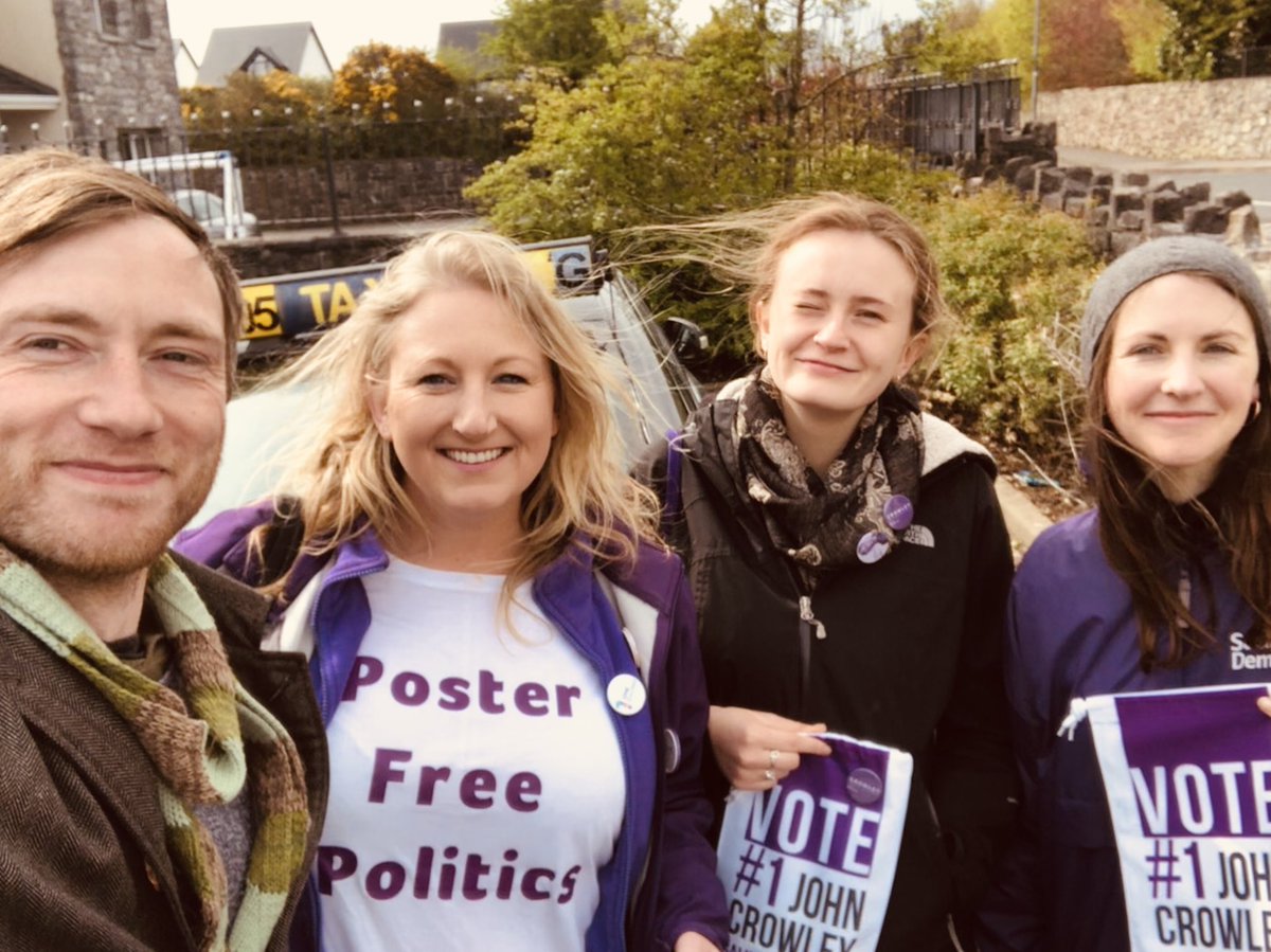 GalwayJohnC's tweet photo. 39 days until #LE19 
The commitment &amp; drive of our volunteers continues to blow me away! 
I’ve said it before &amp; I’ll say it again - they are the backbone of this campaign.
If you would like to join us please do pop me a message 🙂
#ImBackingChange #Galway https://t.co/D9LvZJ9sIU