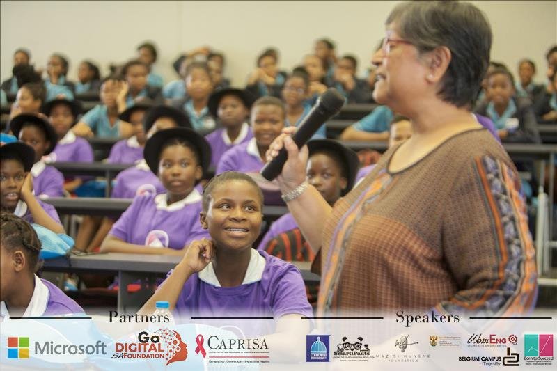 GoDigitalSA1's tweet photo. #MakeWhatsNext SWIPE 2019 A partnership with @MicrosoftSA and @CAPRISA Saw more than 130 girls from Grades 8- Grade 12 spend time ideating apps to resolve Student Wellness Improving Pupils Education(SWIPE). Looking forward to more!@UKZN https://t.co/JPWboNiQKJ