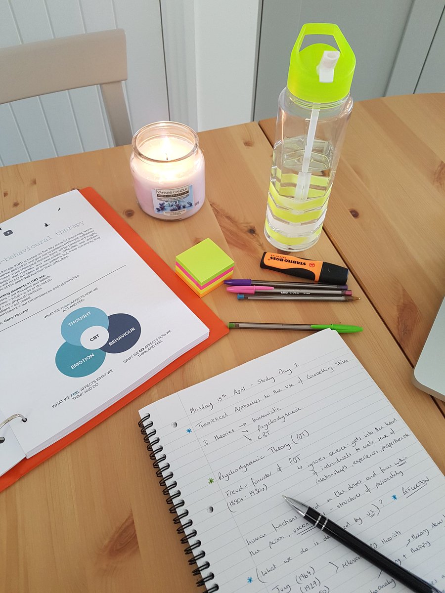 mrs_madeleine_r's tweet photo. Study day 1:
New stationary ✅
Snacks cupboard stocked ✅
Post-it &amp; highlighter ready ✅

Let the research commence!

#10percentbraver #counselling
#study #LoveInLearning @OxbridgeHome https://t.co/75QWbQkjgr
