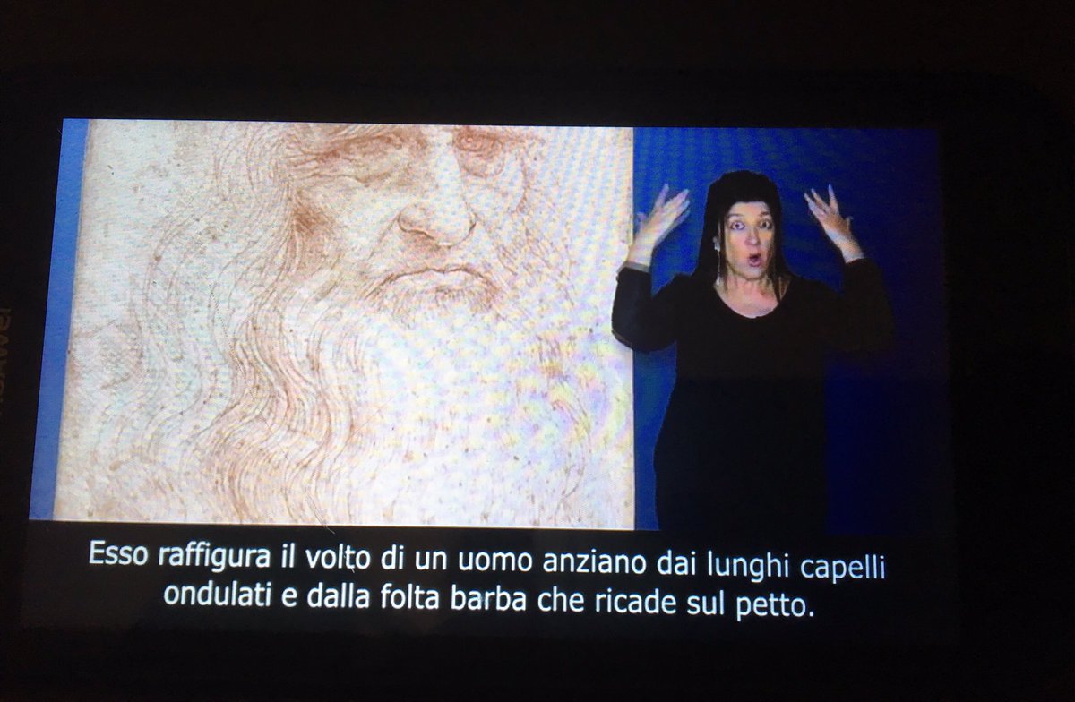 La mostra “Leonardo Da Vinci. Disegnare il futuro” è accessible anche ai non vedenti, ipovedenti e c’è anche un video con il linguaggio dei segni! <a href="/MuseiRealiTo/">Musei Reali Torino</a> <a href="/turismotorino/">Turismo Torino</a> @chieleon <a href="/DanielaBroglio/">Daniela Broglio</a> <a href="/RubenAbba/">Ruben</a> #leonardoatorino #torino