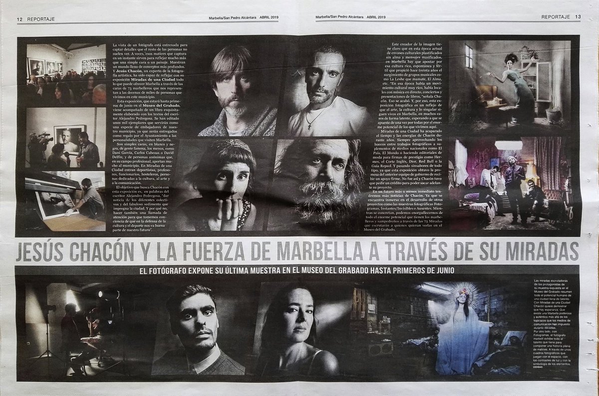 Muchísimas gracias a todos los medios por darle voz a este proyecto.
La otra cara de Marbella. #cultura #arte #deporte
miradasdeunaciudad.com
Exposición del 28/03 al 8/06 en el Museo del Grabado
El libro se puede adquirir en el Museo, @lapolacamarbella @estudioanaortiz y Al Cine