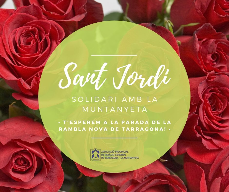 lamuntanyetatgn's tweet photo. Nosaltres ja estem a punt per a Sant Jordi! Vine a celebrar la diada a la nostra parada a la Rambla Nova de #Tarragona https://t.co/TCnxCo65dH #solidaritat #SantJordi https://t.co/X2mZ3bFEFa