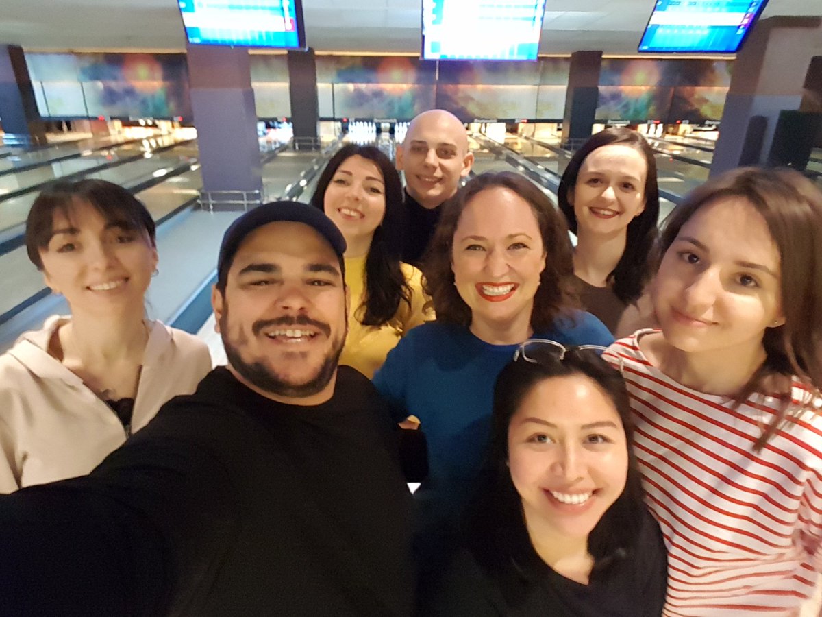 CocoGouvea's tweet photo. The #Ukrainian crew from Translation Back Office having fun at the #bowling.
These are the faces of the team helping you! #Bright young professionals, #successoriented, #hardworkers always working to help our clients to have the best experience! #teambuilding #l10n #g11n #funtime https://t.co/clCFEzaUvX