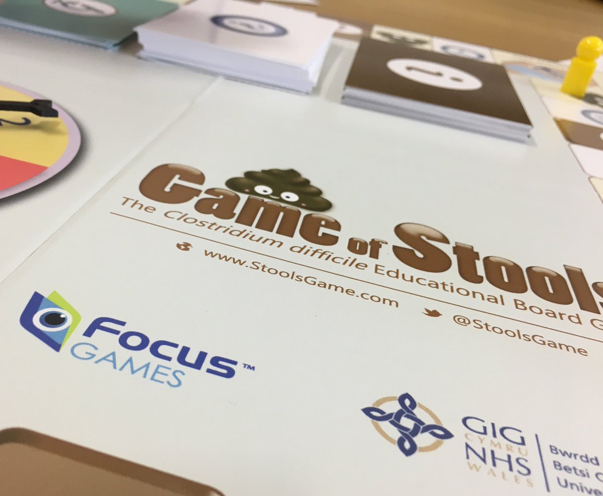 We're excited by #GameofThrones, but we're more excited by #GameofStools! Our #infectionprevention training game is the perfect way for #nurses &amp; other health professionals to learn about managing/preventing #cdiff - info at stoolsgame.com
Created with @BCUHB