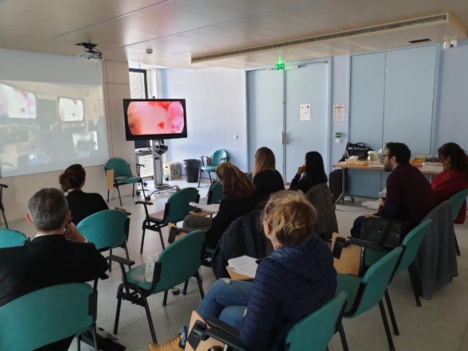 ch_quatrevilles's tweet image. En direct du @ch_quatrevilles , formation en hystéroscopie opératoire avec le soutien de NordicPharma. Echange avec les experts Dr Nicolas Castaing du Ch4V @castaingnicola2 et Dr Aubert Agostini de l’APHM @aphm_actu @FHFiledefrance #hcsmeufr #hôpital #patients #innovation #esanté
