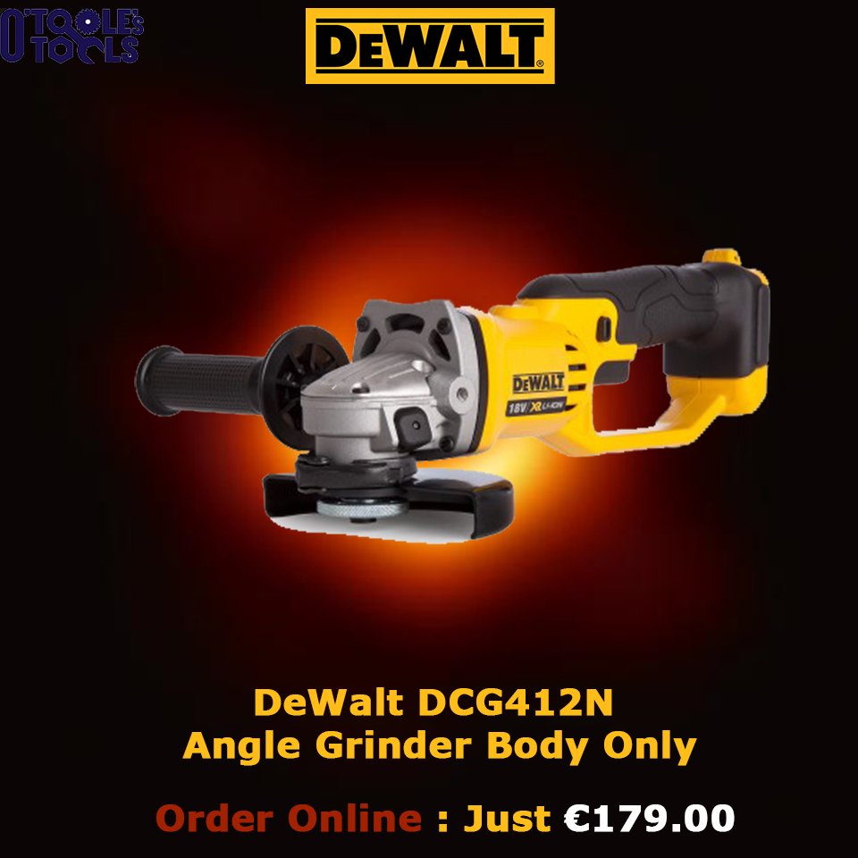 DeWalt DCG412N Angle Grinder Body Only visit otoolestools.com