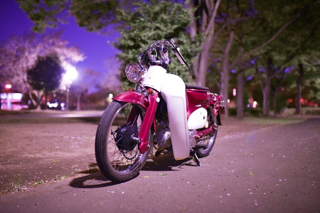 jakecub50's tweet photo. 今日初めて一眼で撮りました。ゴリゴリの初心者です。
桜が終わっていた…
#スーパーカブ
#くるくるハンドル
#D750 https://t.co/Se2RmGrUgh
