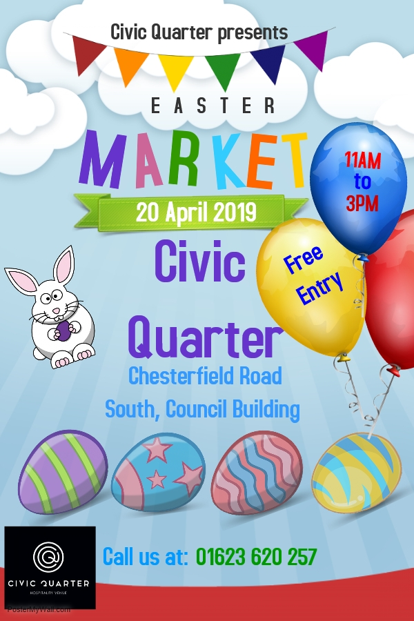 This Saturday Easter Family Craft Market with Free petting Zoo 
#familytime  #SupportLocal #Mansfield #Nottingham 
11am 3pm