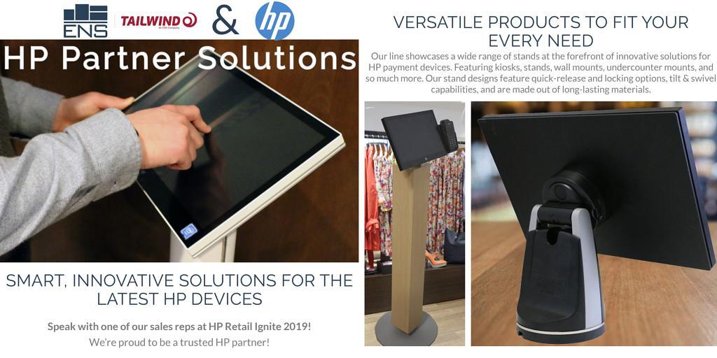 txstr1's tweet photo. @Ens-co joins @HPRetail and Partners in San Diego for the Retail Ignite Event. We will showcase several #solutions that enable technology.  #kiosks #mpos https://t.co/l1mcesA3WT
