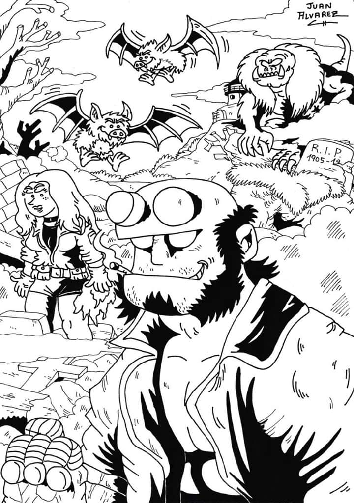 juanalvarezilus's tweet photo. Terminando ilustraciones pendientes.
Fanart de Hellboy (character created by @artofmmignola), tinta terminada.

#fanart #art #arte #ilustrador #ilustration #cartoon #cartoonartist #neuh @noesunhobby #inking #comics #comicartist #comicbook #hellboy #hellboyday2019 #instalike https://t.co/i0OBgNk8WT